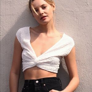 FP Black Zoe Crop Top